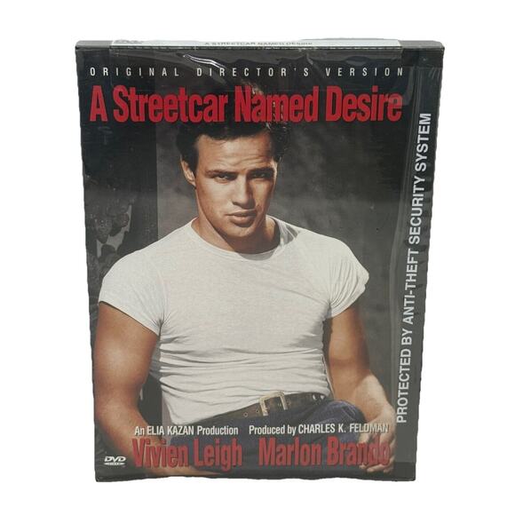 Streetcar Named Desire 1951 Movie DVD 1993 Warner Bros Vivien Leigh Brando New - Picture 2 of 10